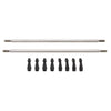 MEUS RACING 1/10 Links Steel Chassis Links Kit for Traxxas TRX4 Axial SCX10 Tamiya CCO1 Redcat Gen8 1/10 RC Crawler (140mm)