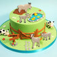 Higherbros Goat Figurines 4Pcs Goat Animal Toy Set Sheep Toys Farm Animal Figurines Goat Decor For Kids Preschool Toy Goat Gifts