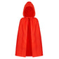 Dxhycc Hooded Cloak Cape Unisex Halloween Cloak For Halloween Christmas Role Play Cosplay Costume, Red