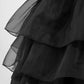 Chektin Black Costume Dress for Girls Halloween Costumes Kids Cosplay Family Birthday Party with Accessories 6-7 Years