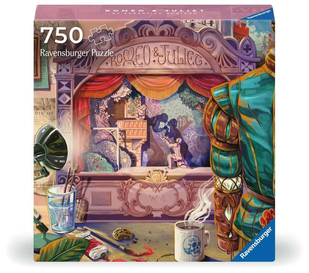 Ravensburger Art & Soul: Romeo & Juliet 750 Piece Jigsaw Puzzle for mature-themeds - 12000997 - Handcrafted Tooling  Made in Germany  Every Piece Fits Together Perfectly
