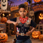 Cosland Cowboy Costume For Boy Kids Western Tees Halloween Shirt, Brown, Large