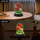 HOGOKIDS Flower Bouquet Building Kit - 596 PCS LED Rose Blocks, Red - HG-18471, Ideal Birthday/Valentine's Gift for Adults