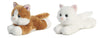 Aurora Bundle Of 2 Plush 8.5' Cats - Sugar Too & Sunshine Tabby, Multicolor