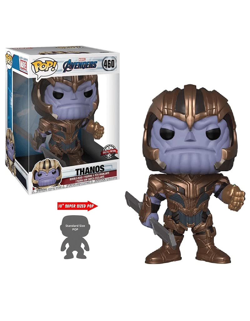Funko Pop! Figure Marvel Avengers Endgame Thanos 25 Cm - Collectible Vinyl Figure - Gift Idea - Official Merchandise - Toys for Children and mature-themeds - Movies Fans
