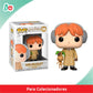 Funko POP! Harry Potter Ron Weasley Herbology Figure, Multicolor, Model 29501, Resin Collectible
