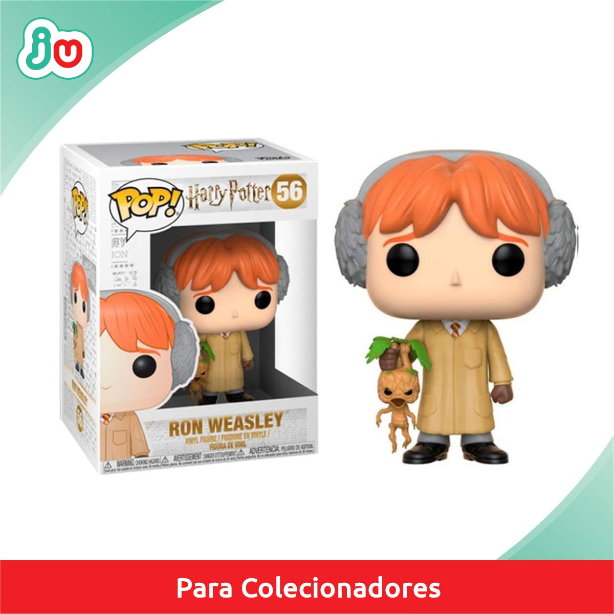 Funko POP! Harry Potter Ron Weasley Herbology Figure, Multicolor, Model 29501, Resin Collectible