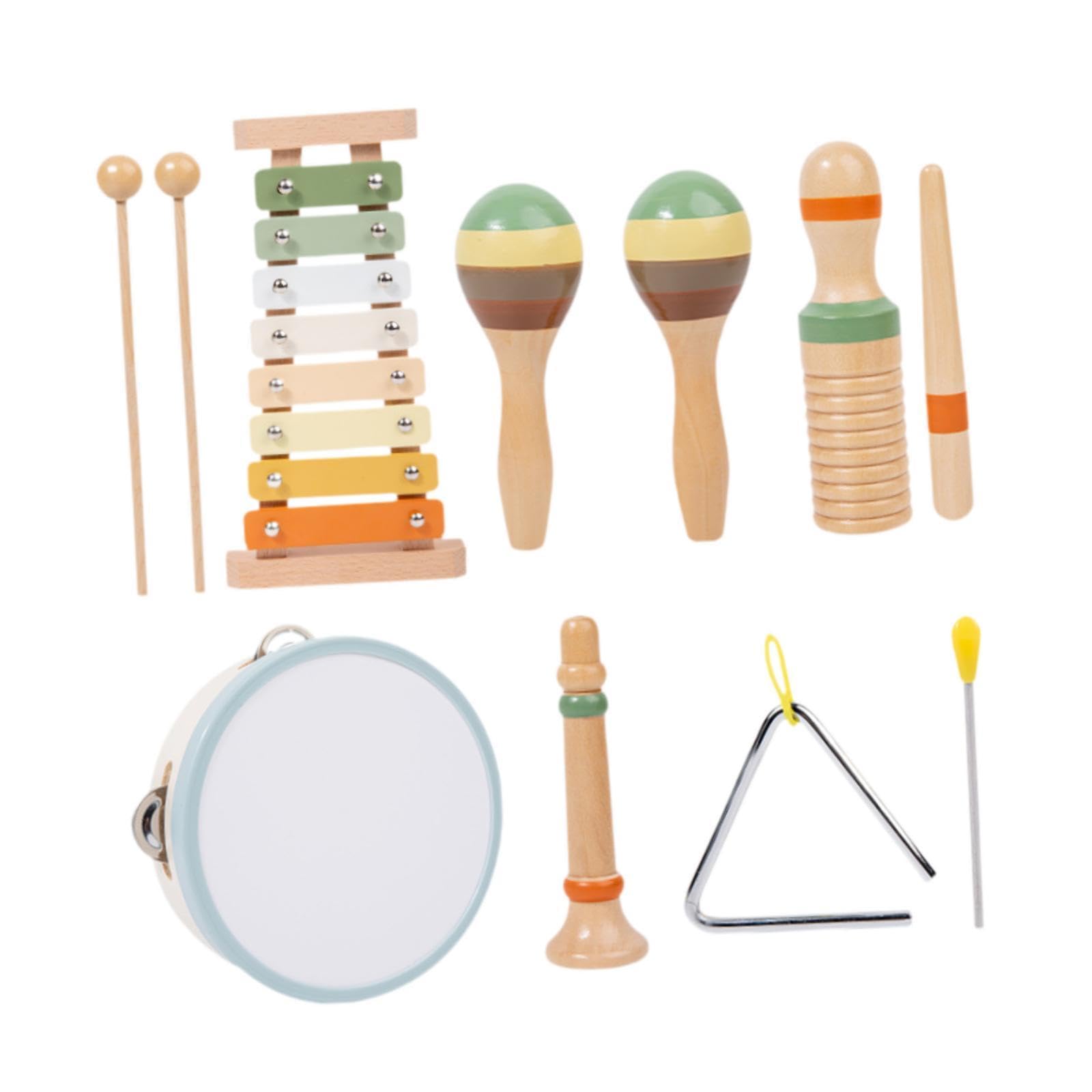 The Style Sutra 6 Kinds Kids Musical Instruments Set Enlightenment Maracas For Children Kids