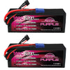CNHL 6200mAh 4S Lipo Battery 100C 14.8V lipo Battery Hard Case with EC5 Plug for RC Car Racing Truck Boat Tank Buggy Truggy(2 Pa