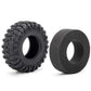 RCLIONS 4PCS 2.2inch 120mm RC Rubber Wheel Tyre Tires with Foam Insert for 1/10 RC Crawler Car Axial Wraith 90018