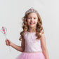 Yinder 12 Princess Party Favors Costume Dress up Accessories Set Included Gift Bags Princess Plastic Crown Tiara Rings and Wands