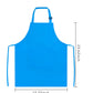 Iagbibui Kids Apron And Chef Hat Set, 16 Pieces Boys Girls Kids Apron With 2 Pockets Adjustable For Cooking Classroom Baking Pai