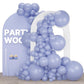 Partywoo Dusty Blue Balloons, 138 Pcs Boho Blue Balloons, Blue Balloons Different Sizes Pack Of 18 Inch 12 Inch 10 Inch 5 Inch Slate Blue Balloons, Lavender Balloons For Party Decorations, Blue-F49