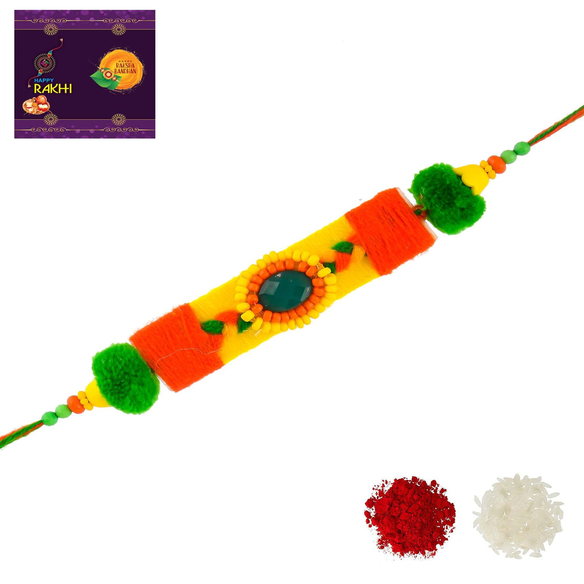 RaRock Multicolor Rakhi For Brother And Sister | Rakshybandhan Ar23241008A