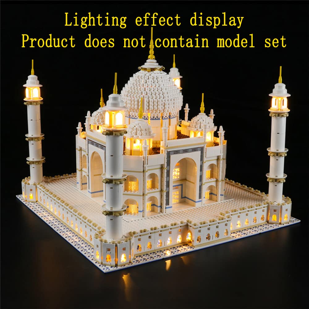 GEAMENT LED Light Kit Compatible with Lego 10256 Taj Mahal (Ver.2017) - Lighting Set for Creator Building Model (Model Set Not I