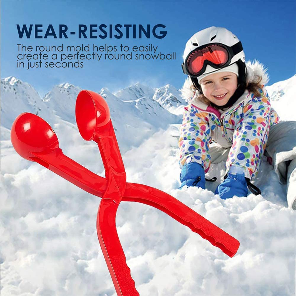 2 Pieces Snowball Maker,Large Winter Snowball Maker Clip, Duck and Snowball Shaped Snow Toys for Kids Outdoor Winter Play Snow T
