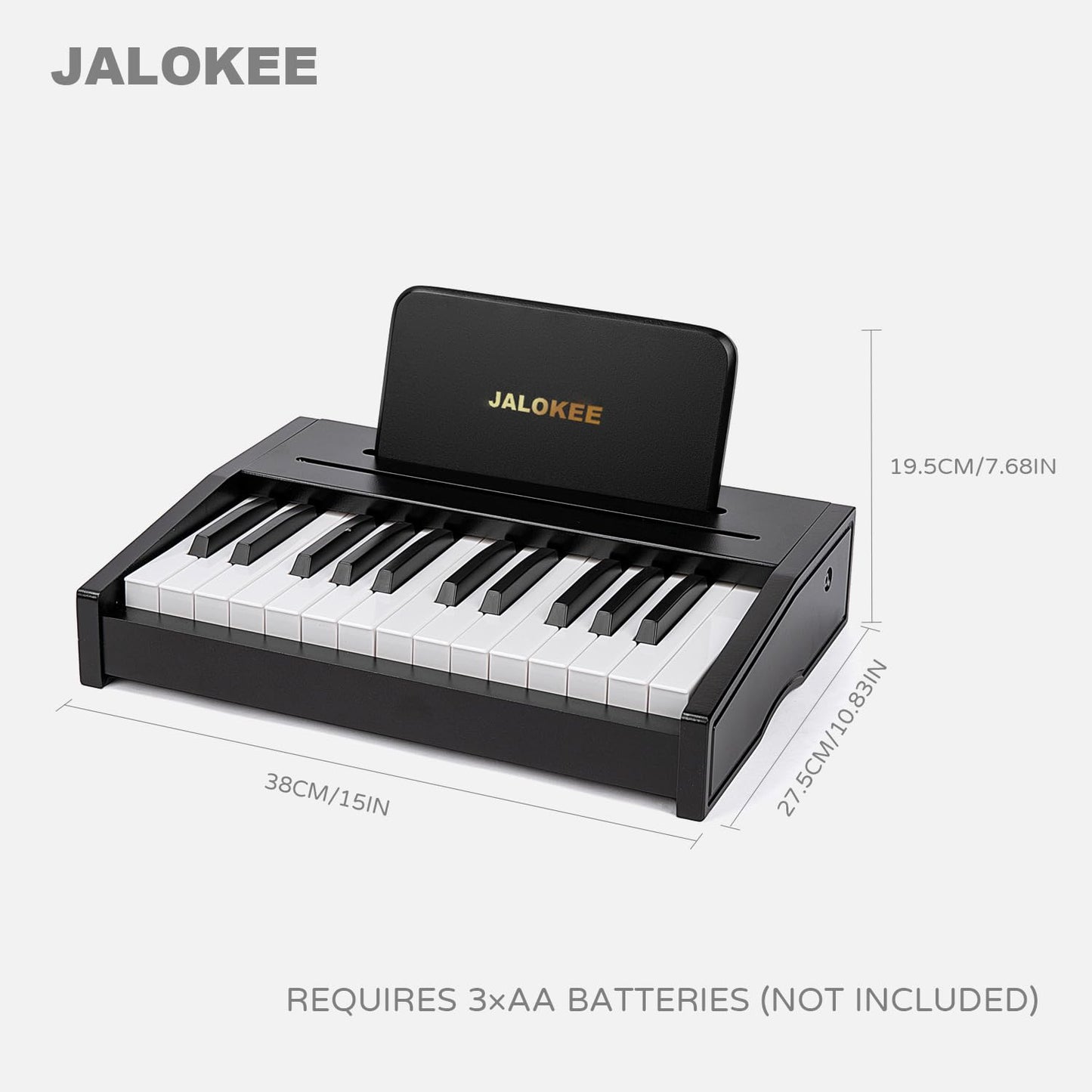 Jalokee Kids Piano Keyboard, 25 Keys Digital Piano For Kids, Mini Music Educational Instrument Toy, Wood Piano For Toddlers Girl