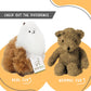 AlpacaNext Llama Stuffed Animal - 12 inch. Cute  Soft and Cuddly Alpaca Plush Toy Handcrafted on Real Alpaka Natural Fur  (12 inches  Brown & White)