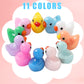LOUHUA Mini Ducks 220 Pack - Tiny Duck Figurines for Dollhouse Decor, Garden, Aquarium, Party Toys, DIY Charms, Office Activities