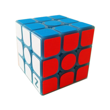 Amaza 3X3 Fluorescent Speed Cube 3X3X3 Glow In Dark Luminous Speed Cube 3 By 3 Magic Cube Puzzle Toy Brain Teasers Iq Puzzles Game Toys For Children Adults (Blue Luminous)