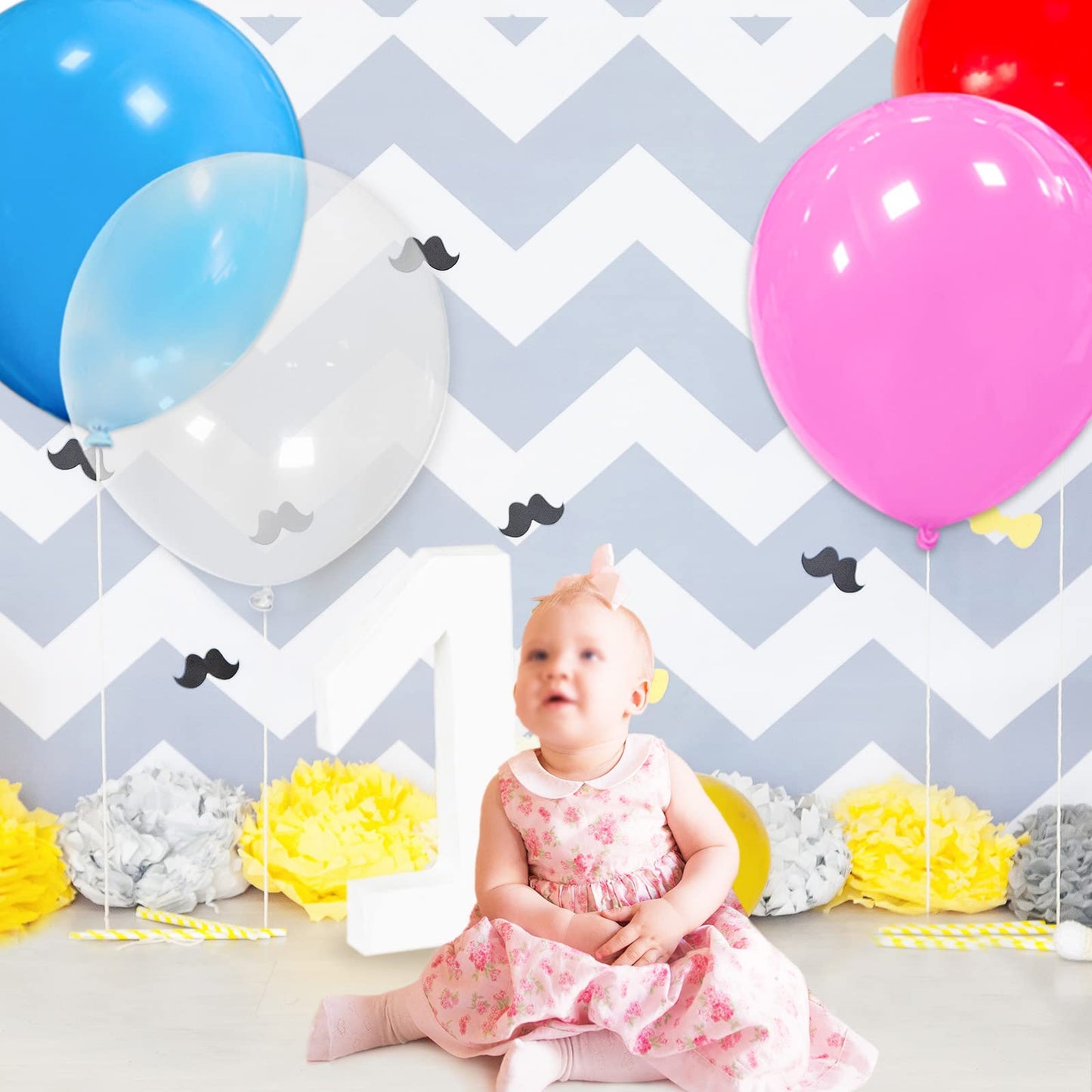 32Pcs Clear Big Balloons 18 Inch, Round Large Latex Party Balloons For Birthday Wedding Decorations. (Clear)