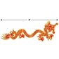 Beistle 2 Piece Chinese New Year Decorations Jointed Dragon Cut Outs for Asian Theme Party Supplies, Celebrating with You Since