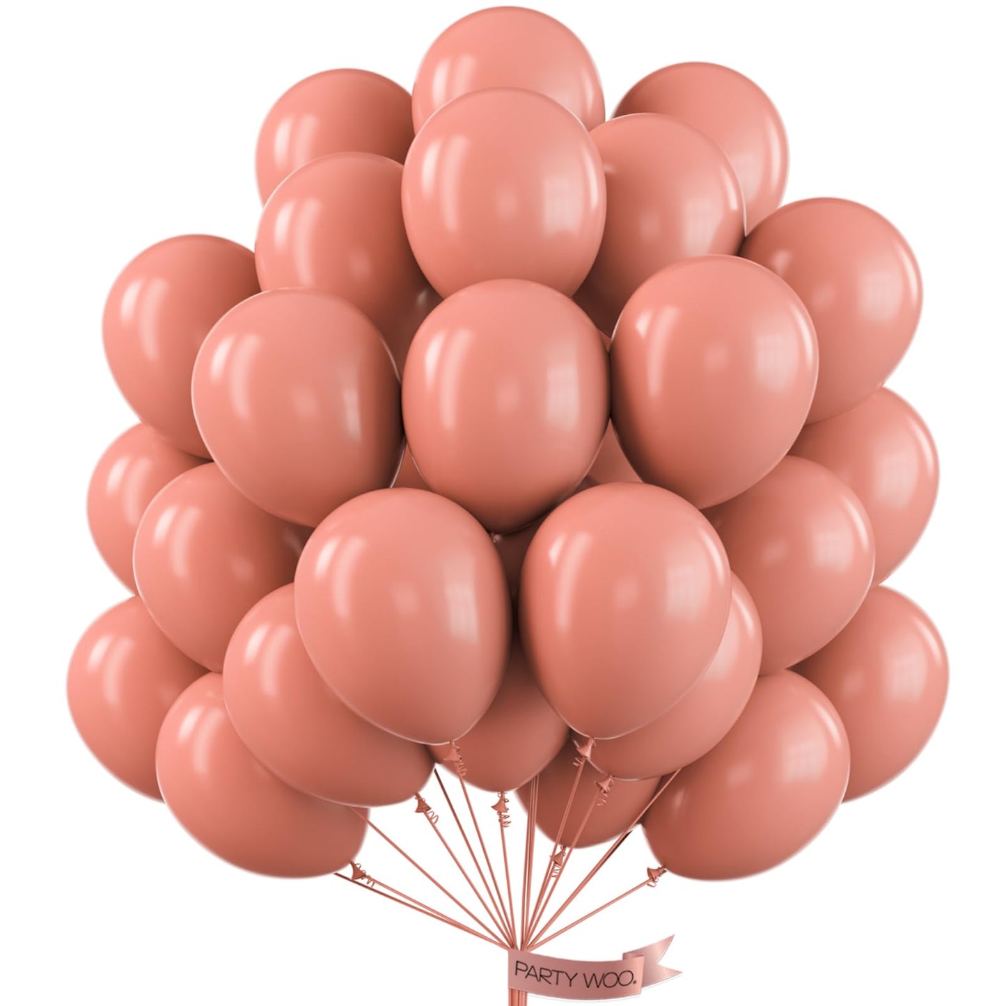 Partywoo Blush Pink Balloons, 50 Pcs 12 Inch Boho Pink Balloons, Pink Balloons For Balloon Garland Or Balloon Arch As Party Decorations, Birthday Decorations, Girl Baby Shower Decorations, Pink-F01