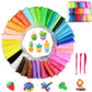 Firstly Traders 60 Pieces Air Drying Soft Modeling Clay With Modelling Tools/Fun & Creative Learning Activity Gift Toy Set For R