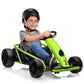 Garvee 24V Go Kart Car for Kids, 9Ah Battery 2x300W Motors 8.1MPH Fast Speed, Drifting Circling Riding Racing Car for 8+ Years,F