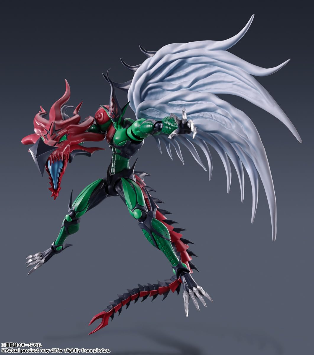Tamashii Nations - Yu-Gi-Oh! Gx - Elemental Hero Flame Wingman, Bandai Spirits S.H.Monsterarts Action Figure