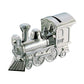 Creative Gifts International Pewter Train Bank For Kids, Newborn Gift, Polished Silver Finish, 6    X 3.25'', Shiny Non-Tarnish