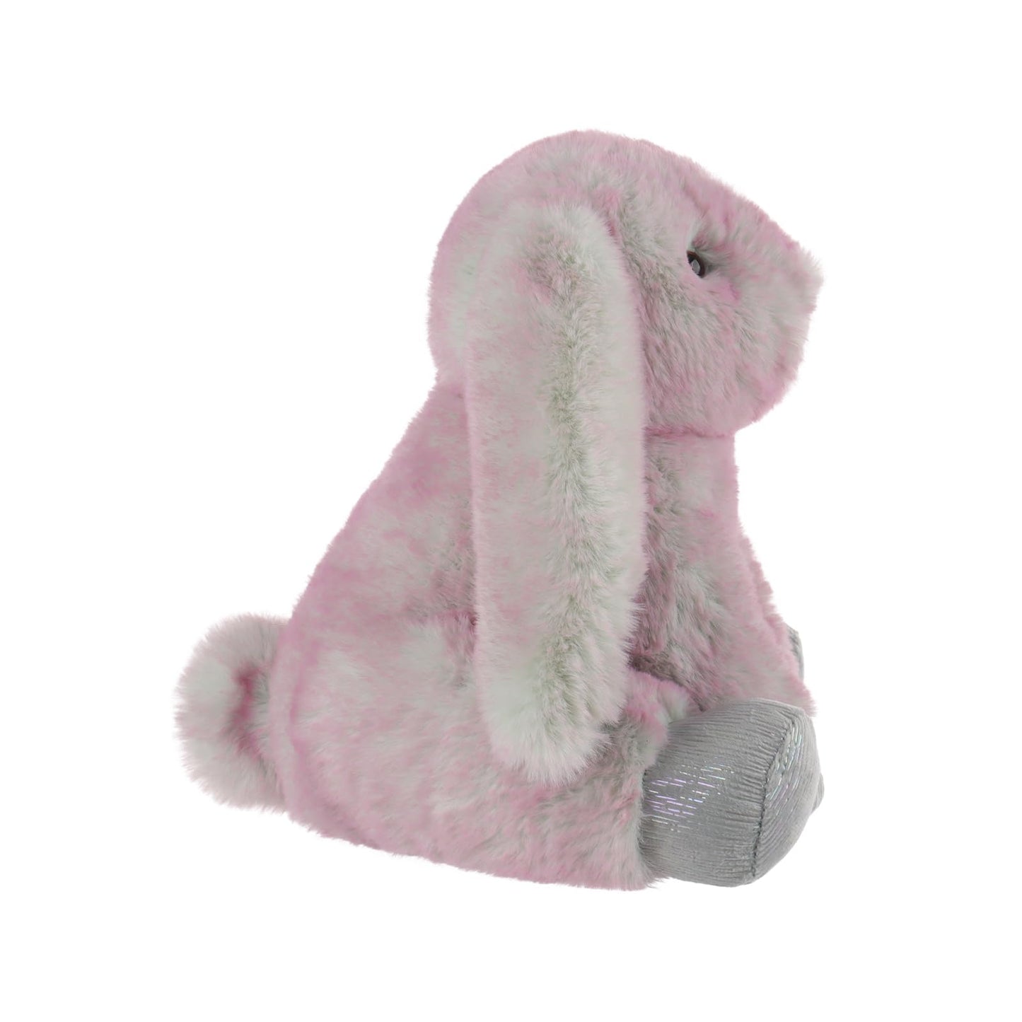 Apricot Lamb Toys Plush Bunny Rabbit Stuffed Animal With Fluffy Soft Ears (Grey-Pink, Small-8'')