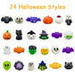 Pinkiwine 48 Pcs Halloween Mochi Squishy Toys Squishies Halloween Toys For Kids Girls Boys Halloween Party Favors Halloween Treat Bags Gifts