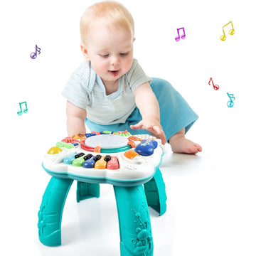 Dahuniu Baby Toys 12-18 Months, Baby Activity Table, Activity Center For 1 2 3 Years Old (Size: 11.8 X 11.8 X 12.2 Inches)