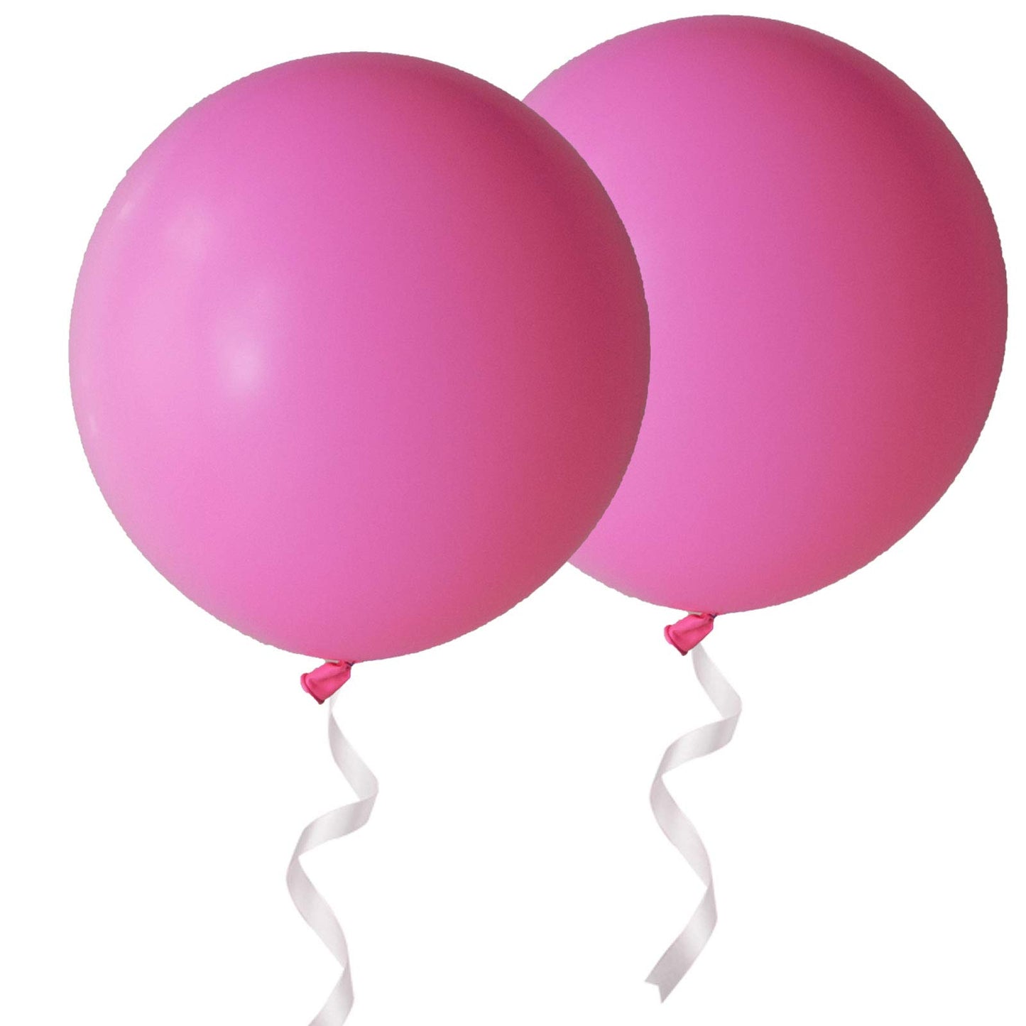 Oupking 24 Inch Thick Giant Round Balloons Pink Latex 10 Packs Big Balloons For Photo Shoot Wedding Baby Shower Birthday Party D