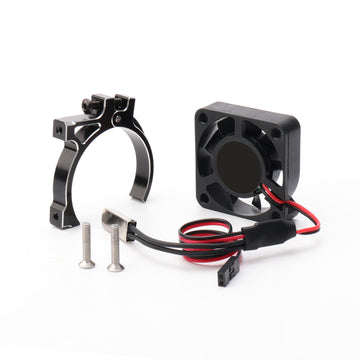 Rchobbytop RC Motor Cooling Fan with Thermal Sensor Aluminum Clamp, 4268/4274 /1512/1515 / K80 / K82 Motors (42mm) Heatsink for