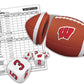 Masterpieces Game Day - Ncaa Wisconsin Badgers - Shake N' Score Dice Game