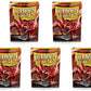 5 Packs Dragon Shield Matte Ruby Standard Size 100 Ct Card Sleeves Value Bundle!