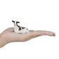 Mojo Holstein Calf Lying Down Realistic Farm Animal Hand Painted Toy Figurine