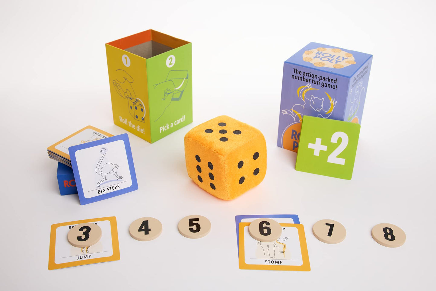 Math For Love Rolly Poly - Action-Packed Number Learning Family Game!
