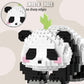 Mjddja Mini Building Blocks- Crawling Panda, Party Favors- Micro Blocks Panda Toy For Kids 6 7 8 9 10+, Mini Blocks Building Set