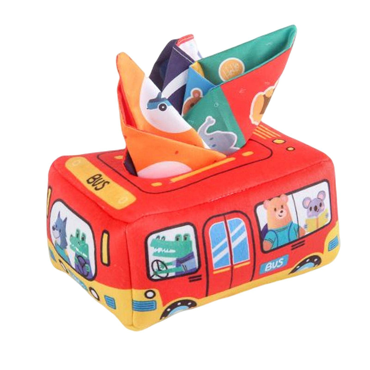 Ilsmysutra Montessori Tissue Box Toys Juggling Scarves For Children Infant Car|Toys For Baby|Developmental Baby Toys