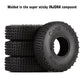 INJORA 1.0 Tires-S4 Multi Terrain Pin Crawler Tires for TRX4M SCX24 AX24 FCX24 Upgrade Parts, 65 * 19mm,T2440