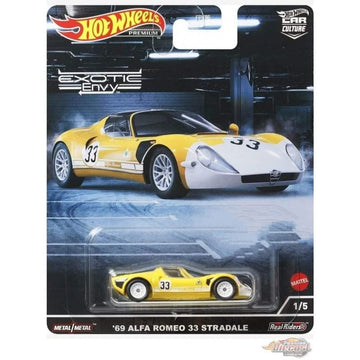 Hot Wheels Car Culture Circuit Legends 1969 Alfa Romeo 33 Stradale