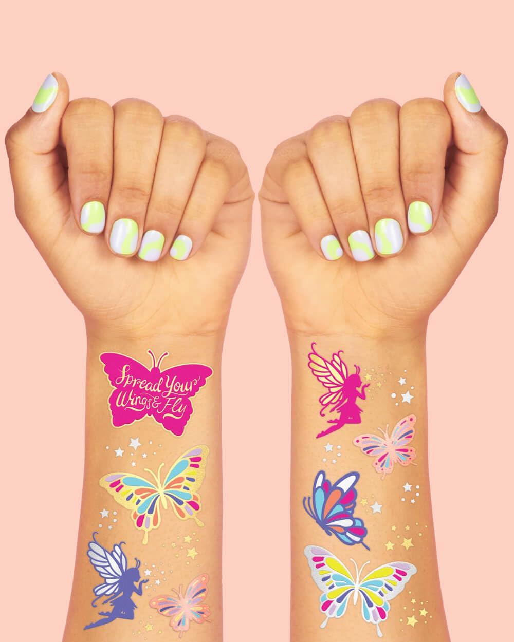 xo, Fetti Butterfly Tattoos for Kids - 34 Glitter styles  Birthday Party Supplies, Butterfly Party Favors + Fairy Decor