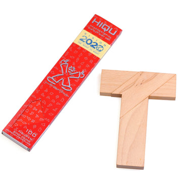 KINGOU Wood T Shape Puzzle - 4 Pieces Brain Teaser Toy for Kids & Adults, Advanced Level, Model KPuzzle-125