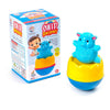 RATNAS Sheep Roly Poly Push and Shake Wobbling Bell Sounds Musical Rattling Toy for New Born Baby & Toddlers