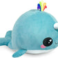 Glitter Galaxy Seven20 Blue Narwhal 48 Inch Stuffed Animal Plush
