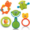 Storio Abs Baby Toys Rattles And Teethers Set For New Born Babies Toddler Infants & Children 5 Pcs-Non Toxic,Multicolor