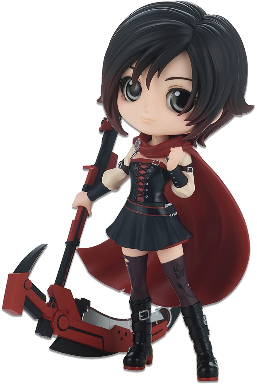 Banpresto RWBY Q-POSKET Ruby Rose Figure - Multicolor, PVC, Model BP18143